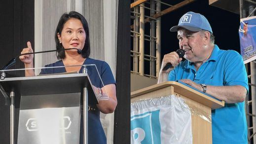 Fujimori y López Aliaga