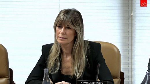 Begoña Gómez, compareciendo en la Asamblea de Madrid