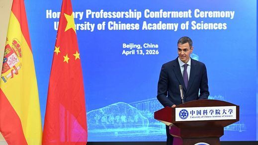 Pedro Sánchez, presidente del Gobierno en China