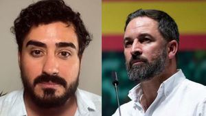 Alvise desvela que Abascal es su fuente: ideó el bulo del respirador de Manuela Carmena