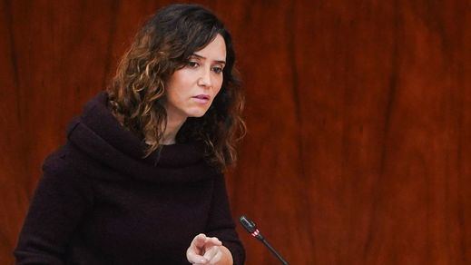 La presidenta de la Comunidad de Madrid, Isabel Díaz Ayuso