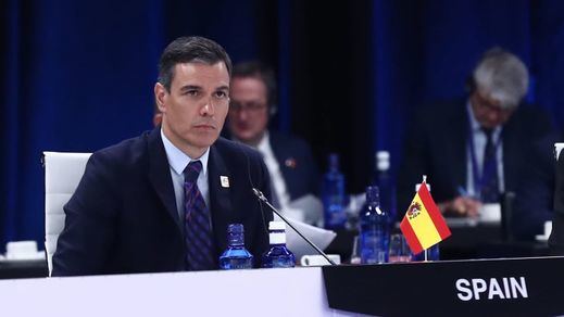 Pedro Sánchez, en una cumbre de la OTAN
