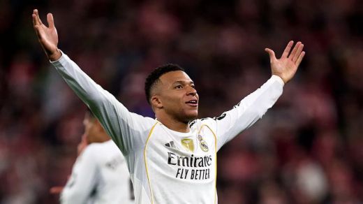 Kylian Mbappé celebra un gol