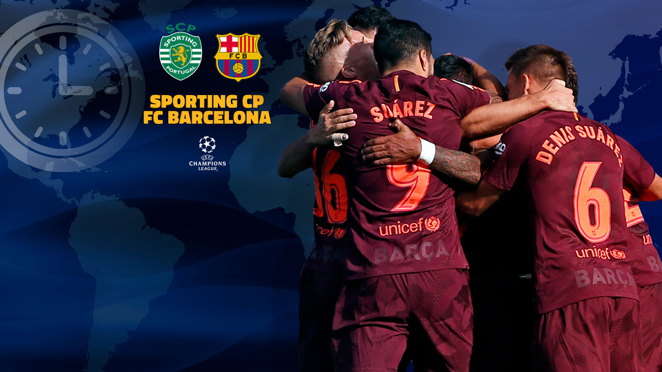 Dónde ver el Sporting de Lisboa-Barcelona y horario del partido de Champions