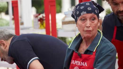 Forque, con Castaño al fondo, a la derecha, durante el programa 'Masterchef Celebrity'