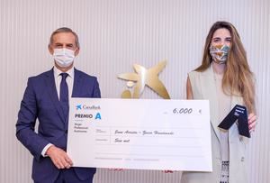 CaixaBank otorga a June Arrieta el 'Premio A Mujer Profesional Autónoma' a la mejor emprendedora de España