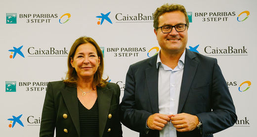 CaixaBank se alía con BNP Paribas 3 Step IT para impulsar la renovación de los equipos tecnológicos de las corporaciones españolas