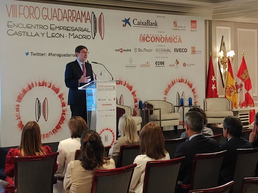 El presidente de CaixaBank, José Ignacio Goirigolzarri, ha participado en el ‘VIII Foro Guadarrama’
