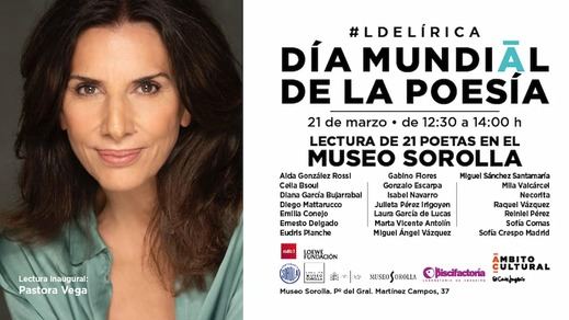 El Corte Inglés celebra el Día Mundial de la Poesía con recitales de 22 poetas en el Museo Sorolla de Madrid