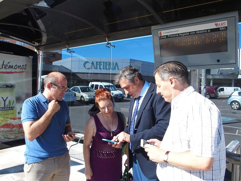 Una web informará sobre el tiempo de espera del autobús en Cuenca