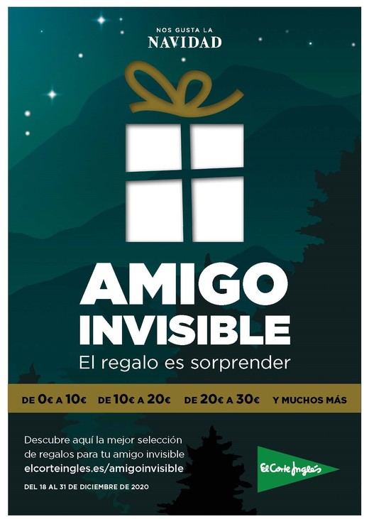 El Corte Inglés estrena la campaña 'Amigo Invisible' con una propuesta comercial por rangos de precio