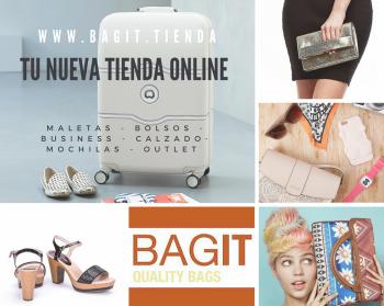 www.bagit.tienda una tienda online de bolsos, mochilas, maletas, calzado de primeras marcas