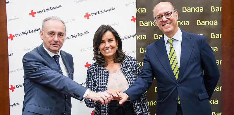 Bankia apoya con 450.000 euros programas sociales de Cruz Roja para empleabilidad