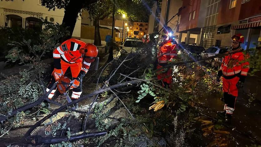 Destrozos de la borrasca Bernard