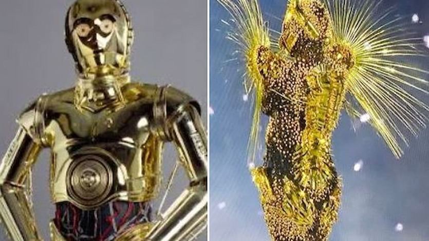Meme de C3po y la polilla de los Juegos