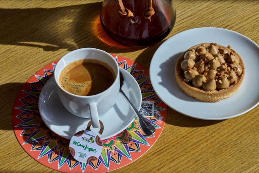Café de Tarrazú en cafeterías de El Corte Inglés y tarta de Balbisiana de café