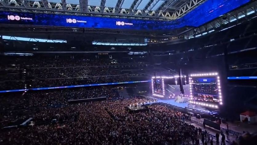Captura concierto Bernabeu