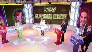 Primer debate de los candidatos de la Comunidad de Madrid con Risto de moderador y la ausencia de Ayuso