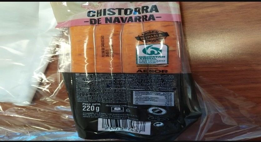 Chistorra Navarra retirada por salmonela