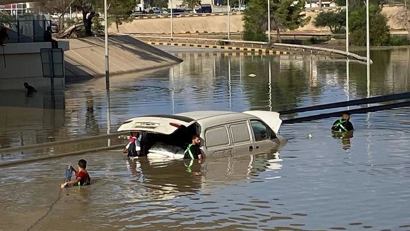 Consecuencias del ciclón Daniel en el noroeste de Libia