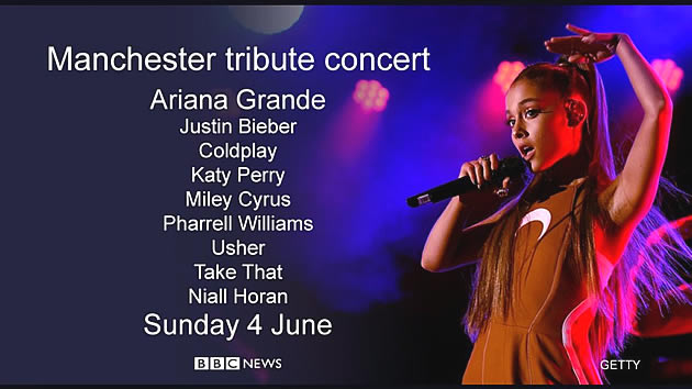 Mánchester volverá a tener un concierto de Ariana Grande tras el atentado, esta vez benéfico