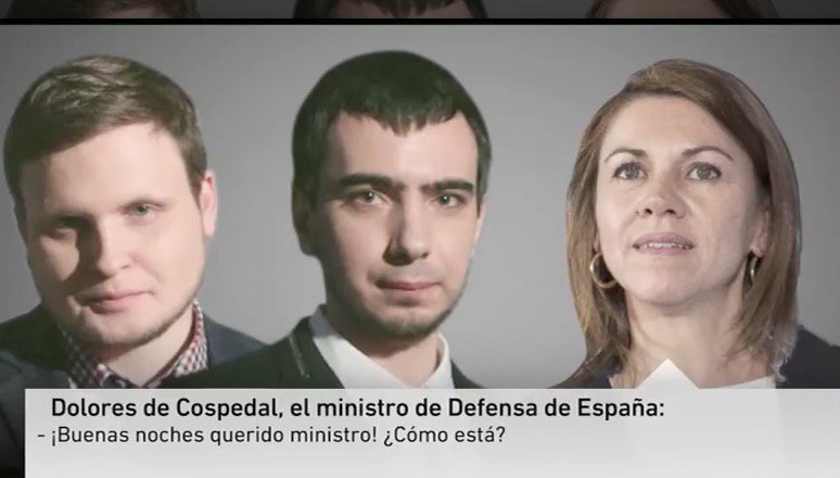 Gastan una broma a Cospedal en la que le aseguraban que Puigdemont es en verdad un 'espía ruso'