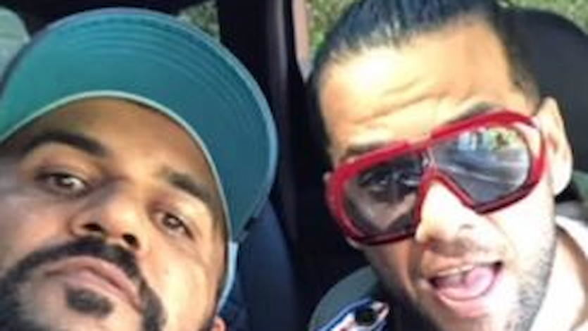 Dani Alves y su hermano Ney