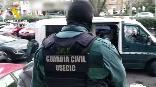 La Guardia Civil desarticula la banda disidente de los Latin Kings, 'Los Torcidos'