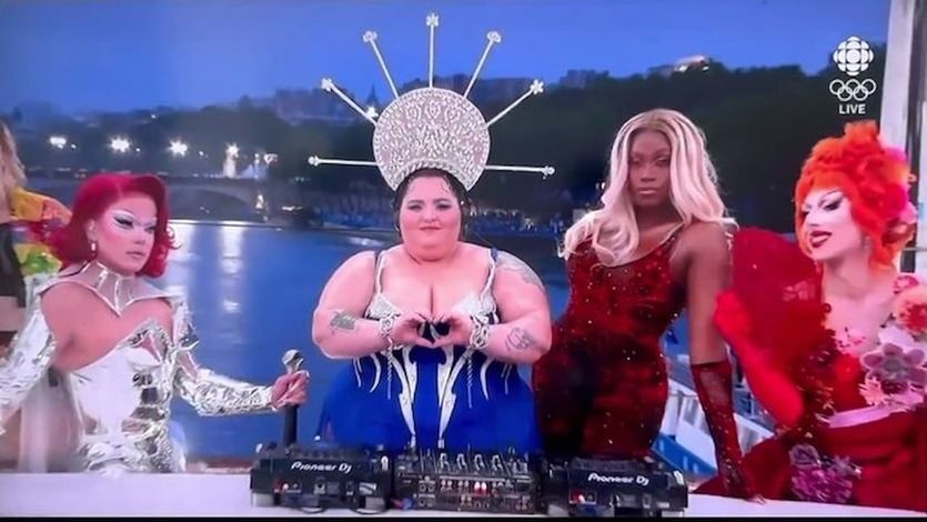 Espectáculo drag queen en los Juegos Olímpicos