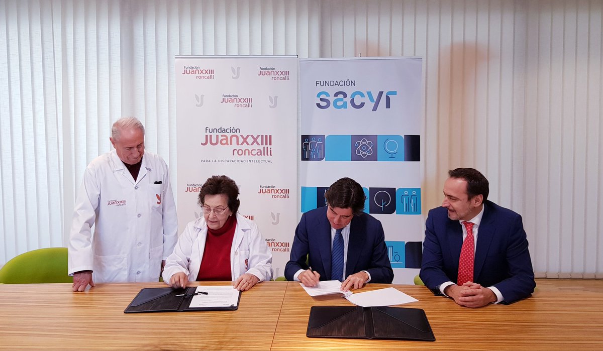 La Fundación Sacyr firma un acuerdo de colaboración con la Fundación Juan XXIII Roncalli
