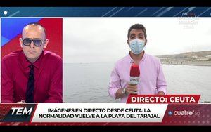 Abascal se enfrenta a un periodista en Ceuta: "Váyase al cuerno"