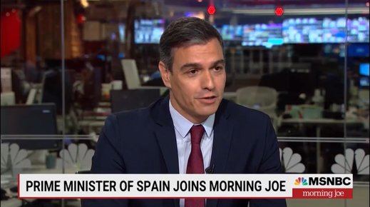 El físico de Sánchez causa sensación en Estados Unidos: 