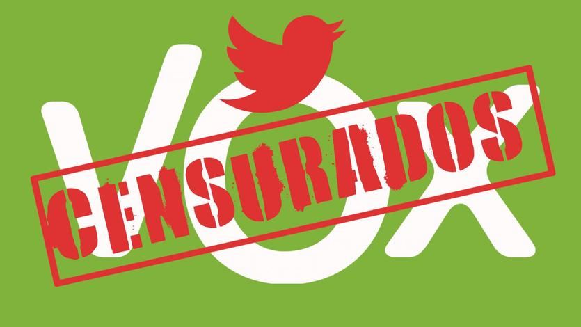 Twitter silencia a Vox por 'incitación al odio' y el partido de Abascal denuncia 'censura'