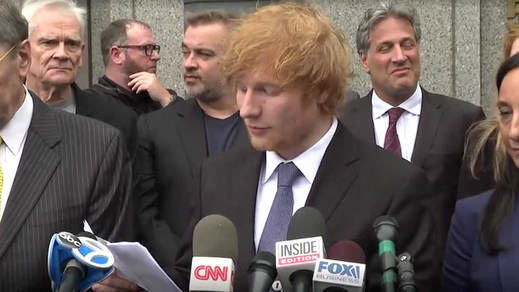 Ed Sheeran habla tras ganar el juicio por plagio en Nueva York