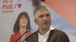 Marlaska, de juez a político mitinero: pide el voto para el PSOE en las elecciones vascas