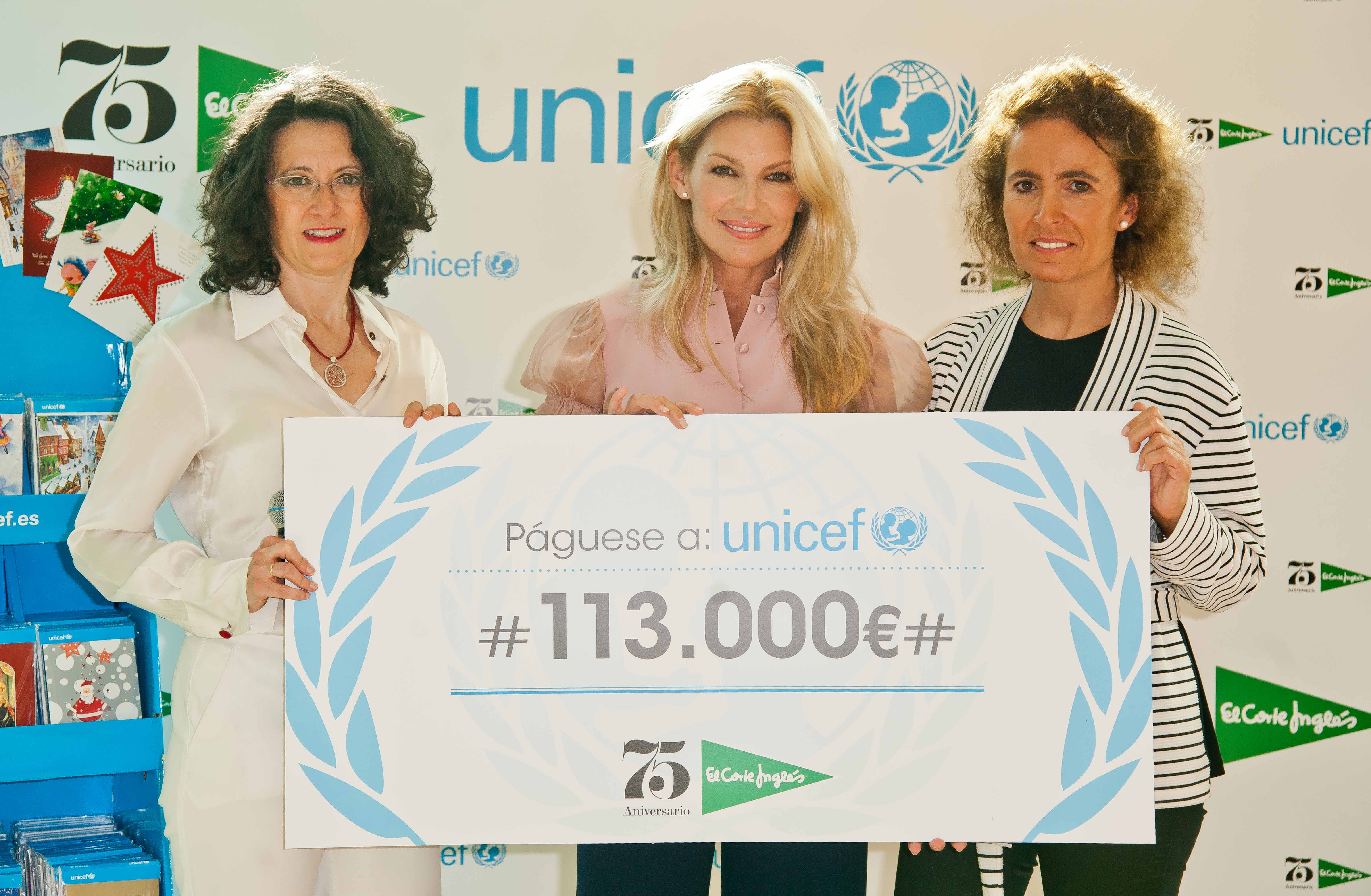 El Corte Inglés dona 113.000 euros a Unicef para mejorar las condiciones de vida de los niños más vulnerables