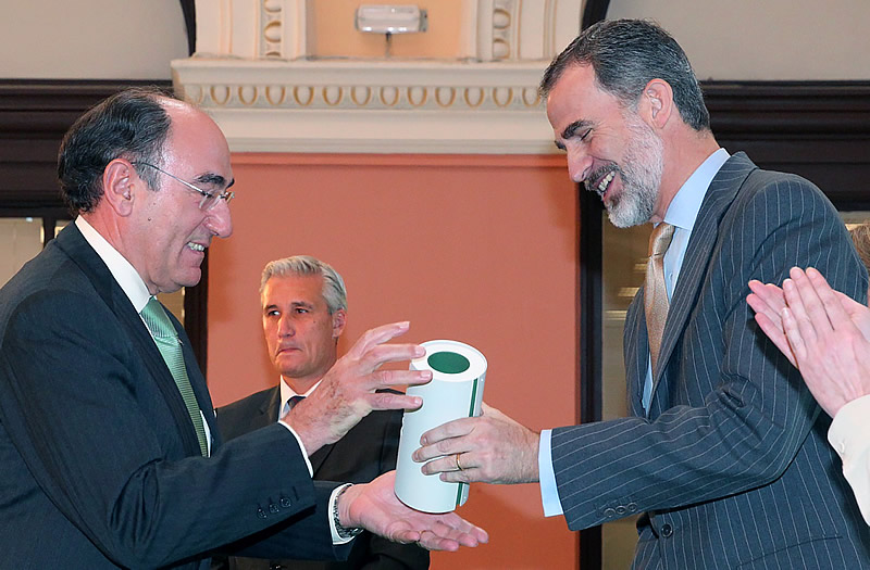 Ignacio Galán recibe de manos de Su Majestad el Rey el Premio Europeo de Medio Ambiente
