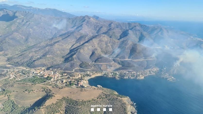 Vista aérea de Portbou 