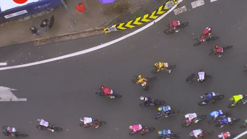 Un momento de una etapa de la Vuelta Ciclista por Cataluña