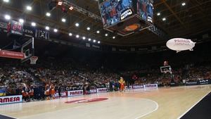 Dispositivo especial para el Valencia Basket-Maccabi Tel Aviv: más de 700 agentes