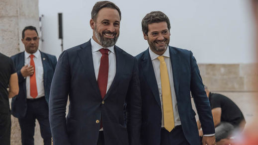 Vox cierra una alianza con el partido portugués Chega contra el 