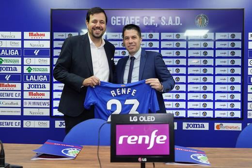 Acuerdo entre Getafe CF y Renfe