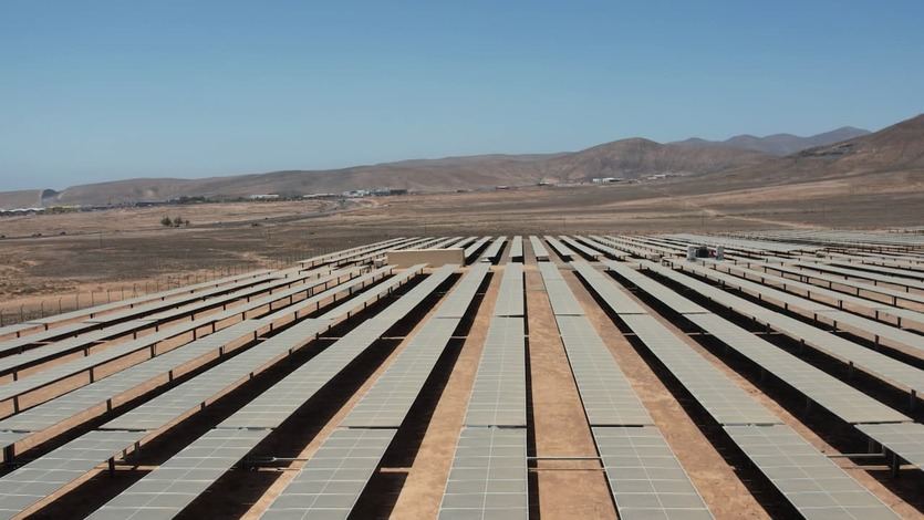 Planta fotovoltaica Llanos Pelaos III, la primera planta fotovoltaica de Canarias