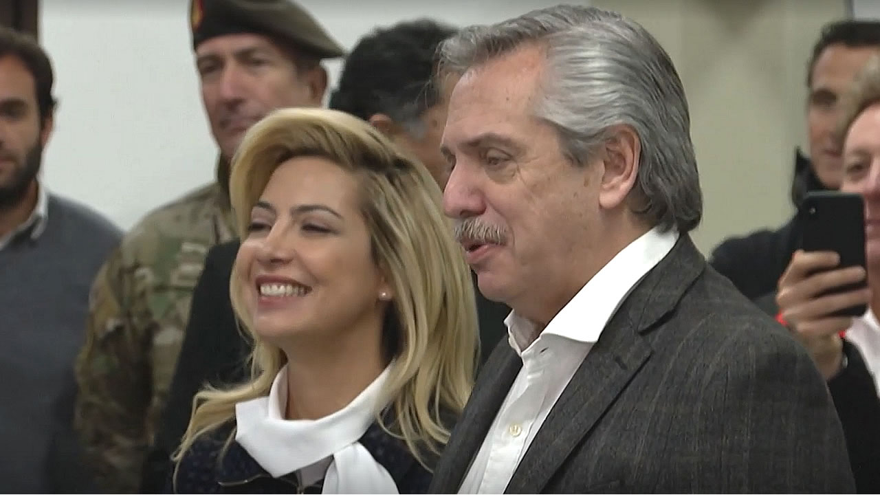 Fabiola Yáñez y Alberto Fernández