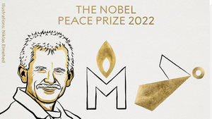 El premio Nobel de la Paz 2022, compartido por 3 figuras defensoras de los derechos humanos