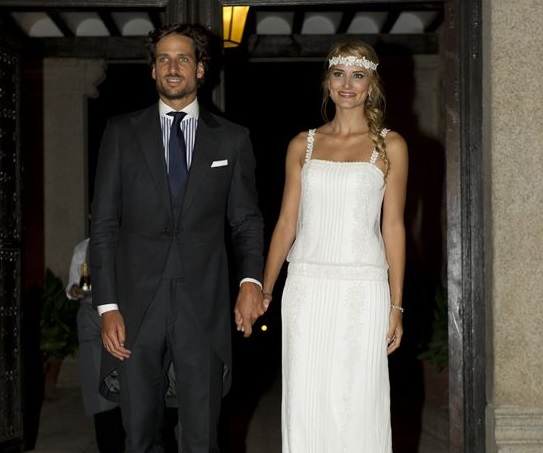 El tenista Feliciano López y la modelo Alba Carrillo se casan hoy en el Alcázar de Toledo