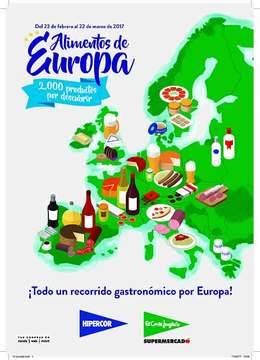 El Corte Inglés e Hipercor celebran con 2.000 productos la Feria de Alimentos de Europa