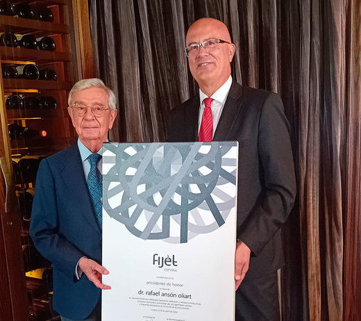 Rafael Ansón y Miguel Ángel González