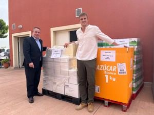 Mercadona dona 3 toneladas de productos de primera necesidad a Mensajeros de la Paz