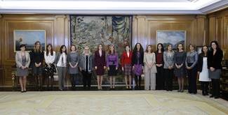 S.M. la Reina D.a Letizia recibe a la Asociación Española de Ejecutivas y Consejeras